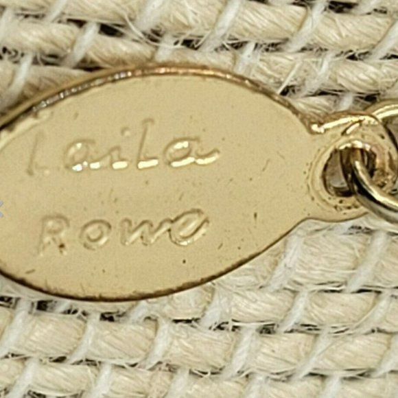 80s Cool Egyptian Style Collar Bib Necklace Orange By Laila Rowe - Picture 3 of 5